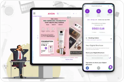 Global MLM cosmetics company improving catalogue sales efficiency and tracking