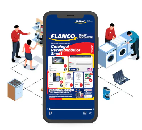 Catálogo digital da Flanco com ofertas de eletrodomésticos e eletrônicos