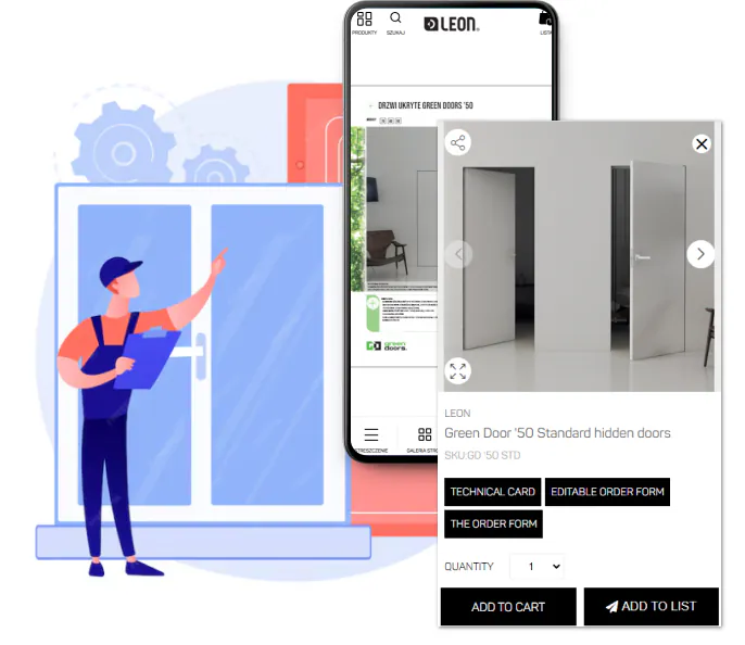 Brochura Digital Interativa para Compras da Leon