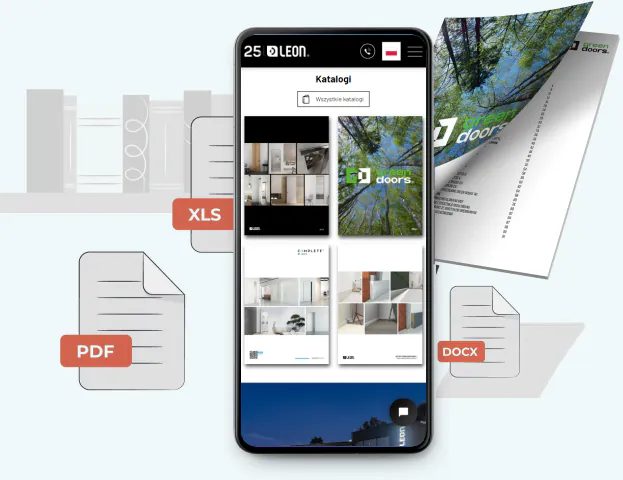 Brochura Digital para uma empresa de venda de portas