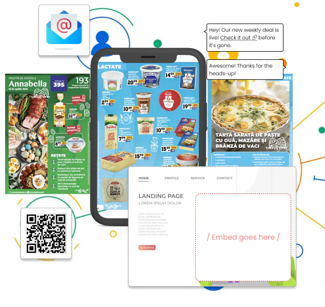 Étape 4 : Intégration et partage fluides du Flipbook interactif finalisé sur toutes les plateformes web et mobiles