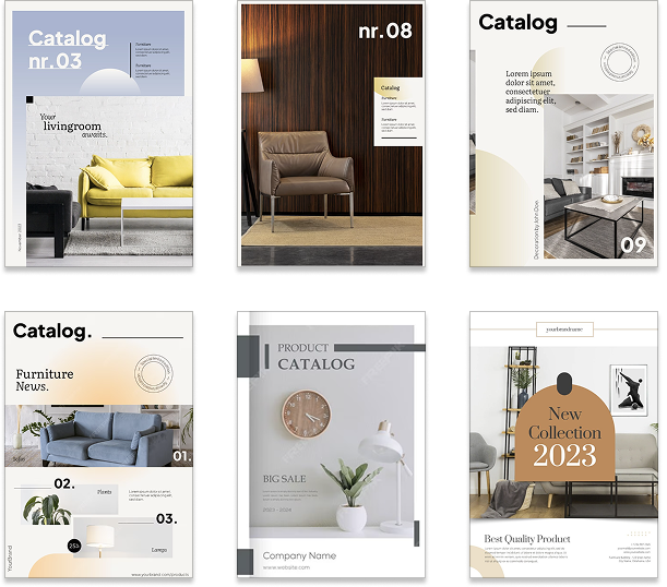 Digital library of shoppable catalogs