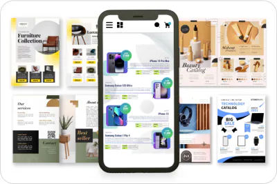 Digital transformation of a static product brochure into an interactive experience